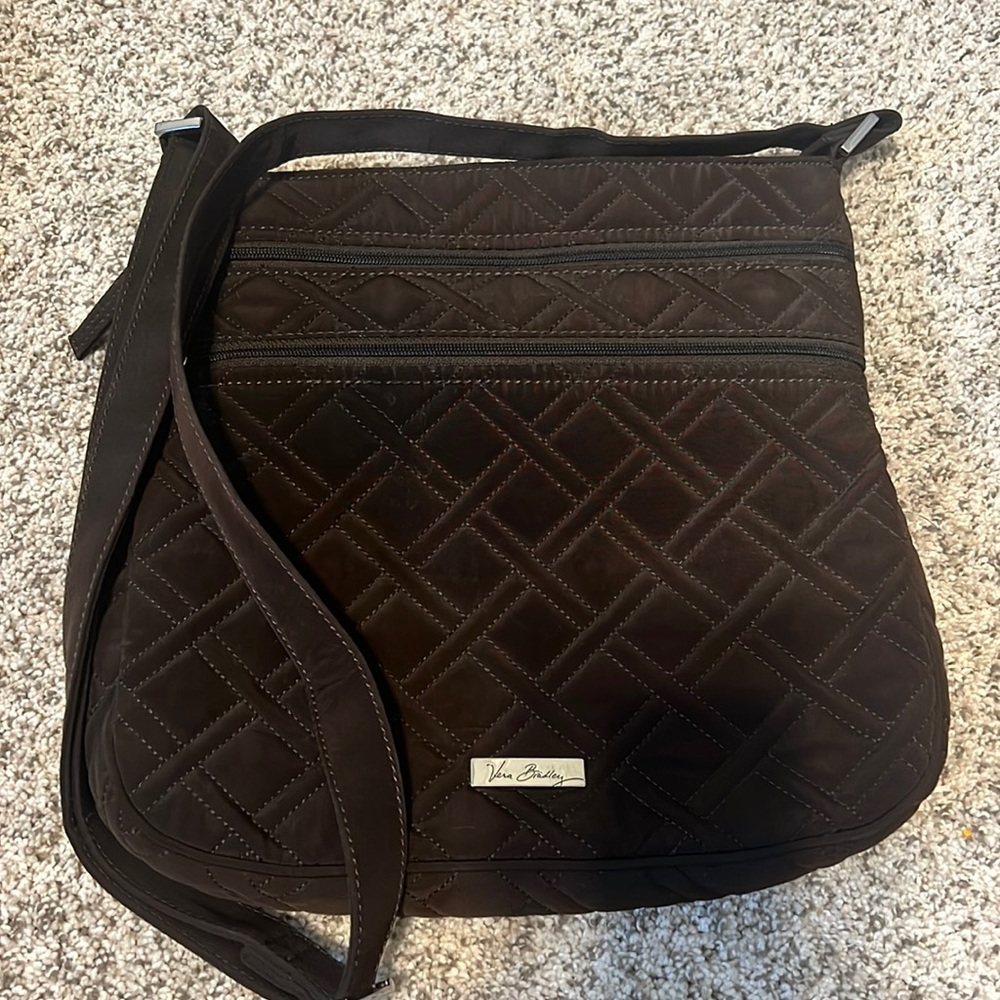 Vera Bradley Brown Crossbody Purse